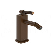 Gessi Jacqueline Смеситель для биде, с донным клапаном, излив 11,6 см, цвет: dark bronze 77267#845