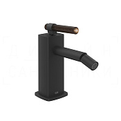 Gessi Jacqueline Смеситель для биде, без донного клапана, излив 11,6 см, цвет: matte black 77268#299