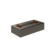 Gessi Jacqueline Диспенсер для бумажных салфеток, настольный, цвет: black metal brushed PVD 77571#707