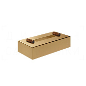 Gessi Jacqueline Диспенсер для бумажных салфеток, настольный, цвет: warm bronze brushed PVD 77571#726