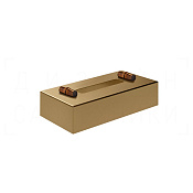 Gessi Jacqueline Диспенсер для бумажных салфеток, настольный, цвет: deep bronze brushed PVD 77571#791