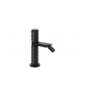 Gessi Pelle Tresse Смеситель для биде, без донного клапана, излив 10,9 см, цвет: matte black 78068#299