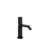 Gessi Pelle Tresse Смеситель для биде, без донного клапана, излив 10,9 см, цвет: nero/matte black 78268#438