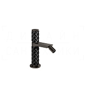 Gessi Pelle Tresse Смеситель для биде, без д/к, излив 10,9 см, цвет: nero/black metal brushed PVD 78268#440