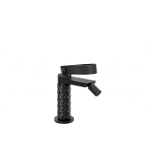 Gessi Pelle Laccetto Смеситель для биде, без донного клапана, излив 10,9 см, цвет: matte black 78368#299