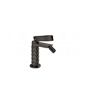 Gessi Pelle Laccetto Смеситель для биде, без дон. кл., излив 10,9 см, цвет: black metal brushed PVD 78368#707