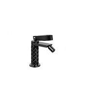 Gessi Pelle Laccetto Смеситель для биде, без дон. клап., излив 10,9 см, цвет: nero/black metal PVD 78468#439
