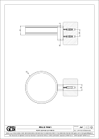 Gessi Pelle Мыльница с керамической чашей, подвесная, цвет: chrome 78501#031