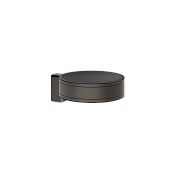 Gessi Pelle Мыльница с керамической чашей, подвесная, цвет: black metal brushed PVD 78501#707