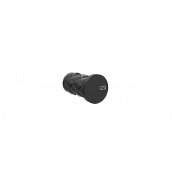 Gessi Pelle Крючок для полотенец одинарный, подвесной, цвет: matte black 78521#299