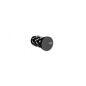 Gessi Pelle Крючок для полотенец одинарный, подвесной, цвет: black metal PVD 78521#706