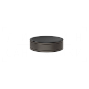Gessi Pelle Мыльница с керамической чашей, настольный, цвет: black metal brushed PVD 78525#707