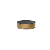 Gessi Pelle Мыльница с керамической чашей, настольный, цвет: warm bronze brushed PVD 78525#726