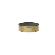 Gessi Pelle Мыльница с керамической чашей, настольный, цвет: brushed brass PVD 78525#727