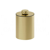 Gessi Pelle Корзина для мусора напольная 6 л, с крышкой, цвет: brushed brass PVD 78590#727
