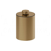 Gessi Pelle Корзина для мусора напольная 6 л, с крышкой, цвет: deep bronze brushed PVD 78590#791