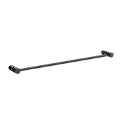Gessi Pelle Полотенцедержатель 62,8 см, подвесной, цвет: black metal PVD 78603#706