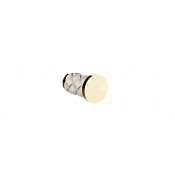 Gessi Pelle Крючок для полотенец одинарный, подвесной, цвет: creme/brass PVD 78621#434