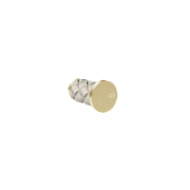 Gessi Pelle Крючок для полотенец одинарный, подвесной, цвет: creme/brushed brass PVD 78621#435
