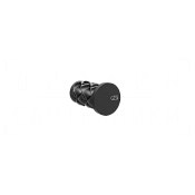 Gessi Pelle Крючок для полотенец одинарный, подвесной, цвет: nero/matte black 78621#438
