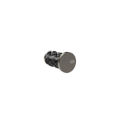 Gessi Pelle Крючок для полотенец одинарный, подвесной, цвет: nero/black metal brushed PVD 78621#440