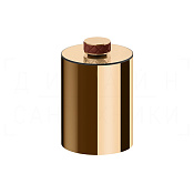 Gessi Pelle Корзина для мусора напольная 6 л, с крышкой, цвет: red cherry/warm Bronze PVD 78690#430