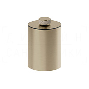 Gessi Pelle Корзина для мусора напольная 6 л, с крышкой, цвет: creme/finox brushed nickel 78690#432