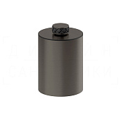 Gessi Pelle Корзина для мусора напольная 6 л, с крышкой, цвет: nero/black metal brushed PVD 78690#440