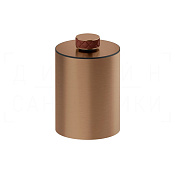 Gessi Pelle Корзина для мусора напольная 6 л, с крышкой, цвет: red cherry/copper brushed PVD 78690#445