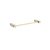 Gessi Pelle Полотенцедержатель 32,8 см, подвесной, цвет: creme/brass PVD 78697#434
