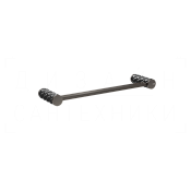 Gessi Pelle Полотенцедержатель 32,8 см, подвесной, цвет: nero/black metal brushed PVD 78697#440