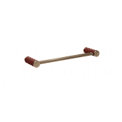 Gessi Pelle Полотенцедержатель 32,8 см, подвесной, цвет: red cherry/coffee bronze brushed PVD 78697#447