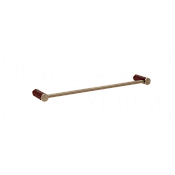 Gessi Pelle Полотенцедержатель 47,8 см, подвесной, цвет: red cherry/coffee bronze brushed PVD 78700#447