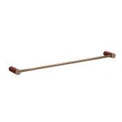 Gessi Pelle Полотенцедержатель 62,8 см, подвесной, цвет: red cherry/coffee bronze brushed PVD 78703#447