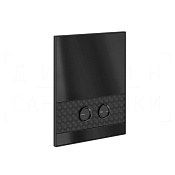 Gessi Pelle Кнопка смыва для инсталляции Geberit, 2 режима, латунь, цвет: matte black 78815#299