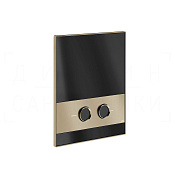 Gessi Perle Кнопка смыва для инсталляции Geberit, 2 режима, латунь, цвет: finox brushed nickel 56411#149