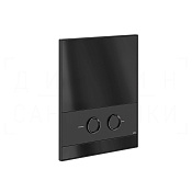 Gessi Perle Кнопка смыва для инсталляции Tece, 2 режима, латунь, цвет: matte black 56417#299