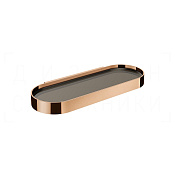 Gessi Perle Полка металлическая 34x13,5 см, подвесная, цвет: copper PVD 56861#030