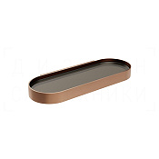 Gessi Perle Полка металлическая 34x13,5 см, подвесная, цвет: copper brushed PVD 56861#708