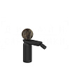 Gessi Perle Смеситель для биде, с донным клапаном, излив 12,1 см, цвет: matte black 74167#299