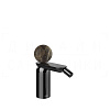Gessi Perle Смеситель для биде, с донным клапаном, излив 12,1 см, цвет: black metal PVD 74167#706