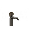 Gessi Perle Смеситель для биде, без донного клапана, излив 12,1 см, цвет: black metal brushed PVD 74168#707