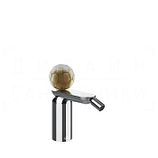 Gessi Perle Смеситель для биде, с донным клапаном, излив 12,1 см, цвет: chrome 74467#031
