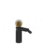 Gessi Perle Смеситель для биде, с донным клапаном, излив 12,1 см, цвет: matte black 74467#299