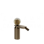 Gessi Perle Смеситель для биде, без донного клапана, излив 12,1 см, цвет: coffee bronze brushed PVD 74468#761