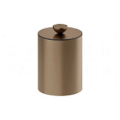 Gessi Perle Корзина для мусора напольная 6 л, с крышкой, цвет: coffee bronze brushed PVD 74590#761