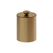 Gessi Perle Корзина для мусора напольная 6 л, с крышкой, цвет: deep bronze brushed PVD 74590#791