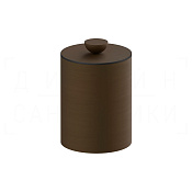 Gessi Perle Корзина для мусора напольная 6 л, с крышкой, цвет: dark bronze 74590#845