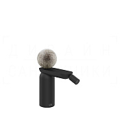 Gessi Perle Смеситель для биде, с донным клапаном, излив 12,1 см, цвет: matte black 74667#299