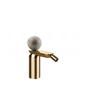 Gessi Perle Смеситель для биде, с донным клапаном, излив 12,1 см, цвет: warm bronze PVD 74667#735
